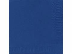 Servietter Duni 2-lags m&oslash;rkebl&aring; 33cm 2000stk/kar