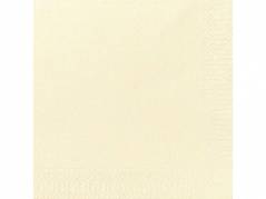 Servietter Duni 1/8-foldet 2-lags Buttermilk 40cm 1200stk/kar