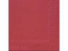 Servietter Duni 3-lags bordeaux 33cm 1000stk/kar