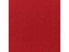 Servietter Duni 3-lags r&oslash;d 33cm 1000stk/kar