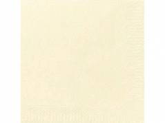 Servietter Duni 3-lags buttermilk 40cm 1000stk/kar