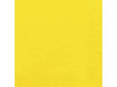 Servietter Duni 3-lags gul 40cm 1000stk/kar