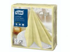 Serviet Tork Linstyle champagne 39x39cm 1/4 fold 50stk/pak