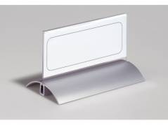 Bordskilteholder de luxe 8201 61x150mm alu/acryl PK/2stk
