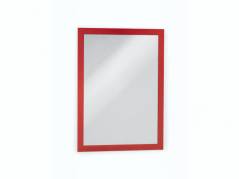 Skilt DURAFRAME&Acirc;&reg; selvkl&Atilde;&brvbar;bende A4 m/r&Atilde;&cedil;d ramme 2stk/pak