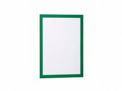 Skilt DURAFRAME&Acirc;&reg; selvkl&Atilde;&brvbar;bende A4 m/gr&Atilde;&cedil;n ramme 2stk/pak