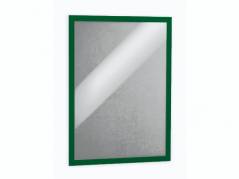 Skilt DURAFRAME&Acirc;&reg; selvkl&Atilde;&brvbar;bende A3 m/gr&Atilde;&cedil;n ramme 2stk/pak