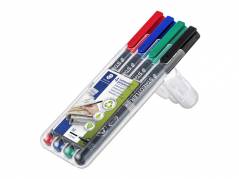 OHP-pen Lumocolor ass M 0,8-1mm 317WP-4 permanent