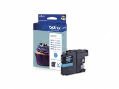 Bl&Atilde;&brvbar;kpatron Brother LC123C cyan MFC-J152dw 600 kopi v/5% d&Atilde;&brvbar;k