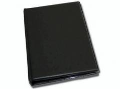 Telefon- & visitkortringbind sort 145x200mm