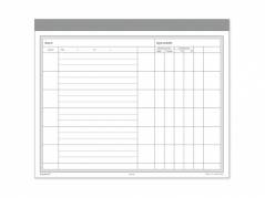 Ugeseddel 2x50 blade 200x148mm 92 2200 30