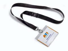 Halsb&Atilde;&yen;nd m/kortholder 60x90mm 5s&Atilde;&brvbar;t/pk