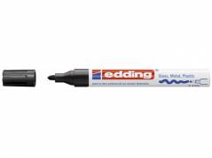 Marker Edding 750 permanent sort 2-4mm 10stk/pak
