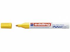 Marker Edding 750 permanent gul 2-4mm 10stk/pak