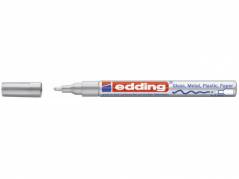 Marker Edding 751 s&Atilde;&cedil;lv 1-2mm rund spids 10stk/pak