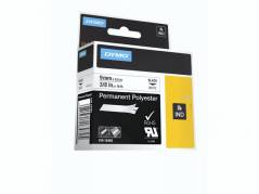 Dymo RhinoPro perm. polytape Sort/Hvid 9mm5,5m