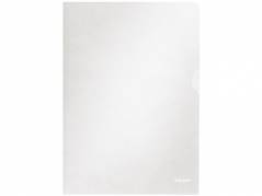 Plastomslag A4 Esselte 0,115mm klar pr&aelig;g 100stk/pak