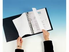 Plastlomme Esselte A4 0,43mm &oslash;konomi pr&aelig;g 25stk/pak