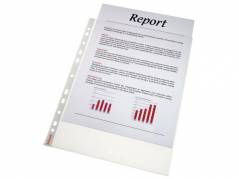 Plastlomme Esselte A4 0,085mm premium pr&Atilde;&brvbar;get 100stk/pak