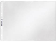 Plastlomme Leitz A4 0,12mm tv&Atilde;&brvbar;rformat &Atilde;&yen;ben top 50stk/pak