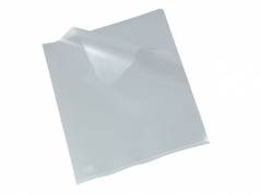 Plastomslag Bantex A4 0,08mm &aring;ben top/ven pr&aelig;get 100stk/pak