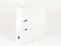 Brevordner hvid A4 75mm ryg metalskinne