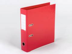 Brevordner r&Atilde;&cedil;d A4 75mm ryg metalskinne