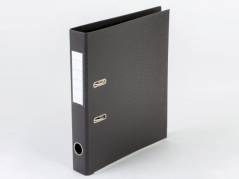 Brevordner sort A4 50mm ryg metalskinne