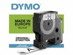 Tapekasette DYMO D1 Sort/Hvid 9mmx7m