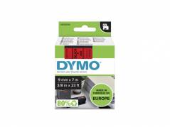Tapekasette DYMO D1 Sort/R&oslash;d 9mmx7m