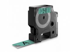 Tapekasette DYMO D1 Sort/Gr&oslash;n 19mmx7m
