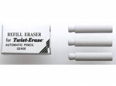 Viskel&aelig;der Pentel Twist Erase refill E10 3 stk/pk