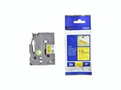 Labeltape Brother TZe-S641 18mmx8m sort p&aring; gul lammineret