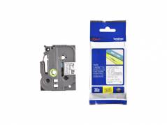 Labeltape Brother TZe-145 18mmx8m hvid p&Atilde;&yen; klar lamineret