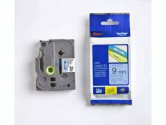 Labeltape Brother TZe-521 9mmx8m sort p&Atilde;&yen; bl&Atilde;&yen; lamineret