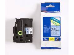 Labeltape Brother TZe-561 36mmx8m sort p&Atilde;&yen; bl&Atilde;&yen; lamineret