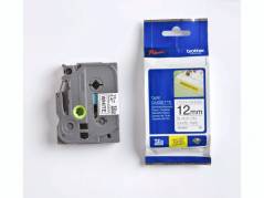 Labeltape Brother TZe-S231 12mmx8m sort p&aring; hvid st&aelig;rk kl&aelig;b