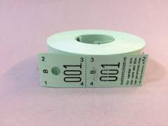 Garderobenumre gr&Atilde;&cedil;n 2-delt 48 2x500stk/rul