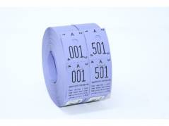 Garderobenumre lilla 2-delt 48 2x500stk/rul