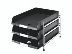 Brevbakkes&aelig;t Esselte C4 m/3 bakker sort