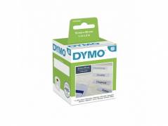 H&aelig;ngemappetiketter Dymo hvid 12x50mm 220stk/pak 99017