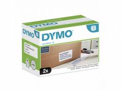 Adresseetiketter DYMO 102x59mm Store forsendelse 2x575stk/rul