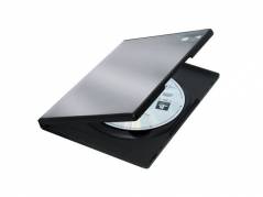 DVD case single Fellowes m/lomme 83357 5stk/pak