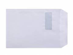 Kuverter m/rude hvid 229x324mm C4P 3746/13746 500stk/kasse