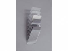 Brochureholder Flexiboxx A4 6-fag st&Atilde;&yen;ende klar