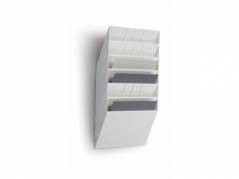 Brochureholder Flexiboxx A4 6-fag liggende hvid