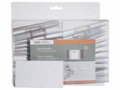 Navneskilte 50x90mm hvid m/sikkerhedsn&Atilde;&yen;l & indstik