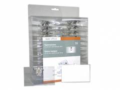 Kongresm&aelig;rker 57x91mm m/clip & sikkerhedsn&aring;l incl. indstik