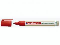 Marker Edding 21 ECOLINE r&Atilde;&cedil;d perm. 1,5-3mm rund spids