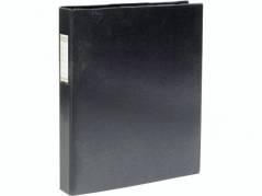 Ringbind ELBA 30mm 4-rings D-mek. sort A3 h&oslash;jformat 1267